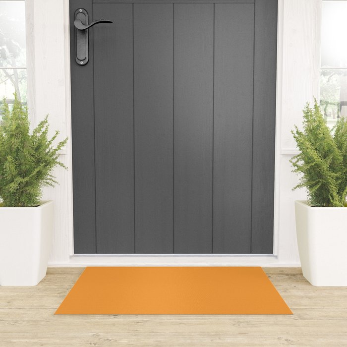 Boca Solid Shades - Buttercup Welcome Mat Gallery Image 3