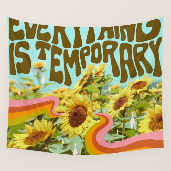 Everything is Temporary Wall Tapestry Gallery Image 4