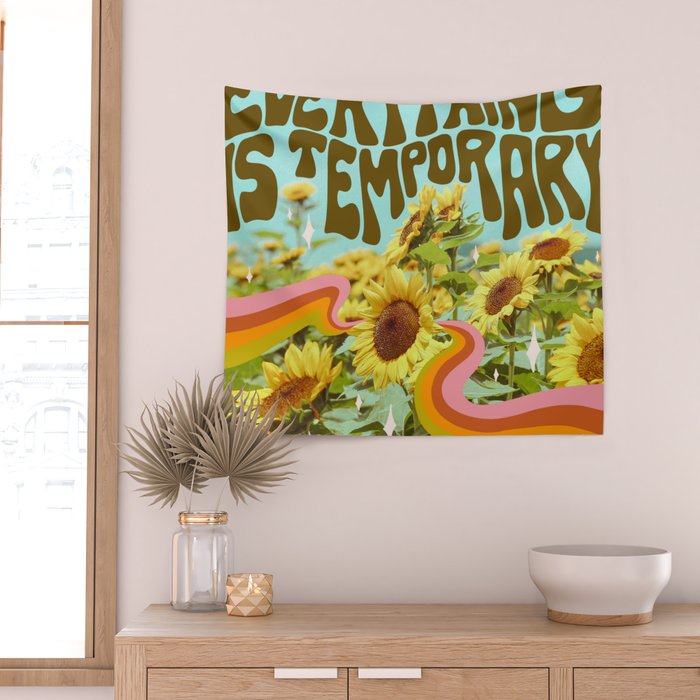 Everything is Temporary Wall Tapestry Gallery Image 2