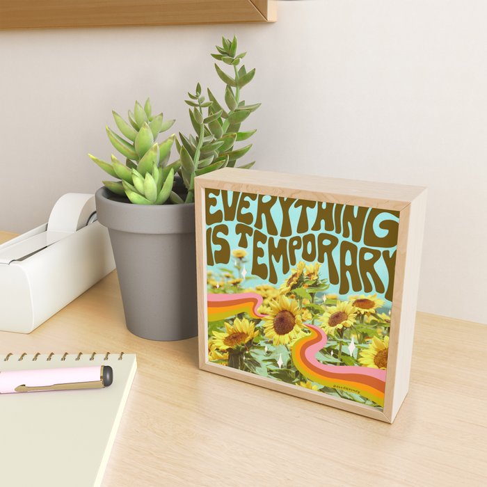 Everything is Temporary Mini Art Print Gallery Image 2