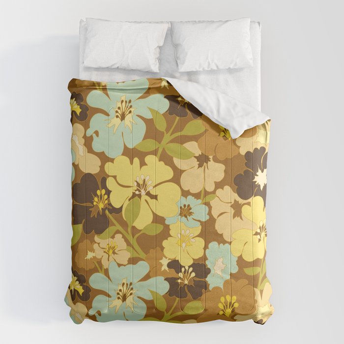 Retro Floral Pattern Comforter Gallery Image 6