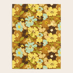 Retro Floral Pattern Poster Gallery Image 4
