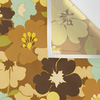 Retro Floral Pattern Wall Tapestry Gallery Image 3