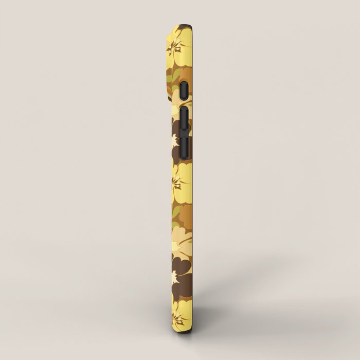 Retro Floral Pattern iPhone Case Gallery Image 2