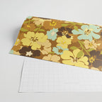 Retro Floral Pattern Wrapping Paper Gallery Image 2