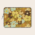 Retro Floral Pattern Laptop Sleeve Gallery Image 1