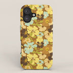 Retro Floral Pattern iPhone Case Gallery Image 1