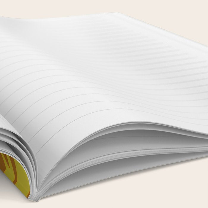 Retro Floral Pattern Notebook Gallery Image 2