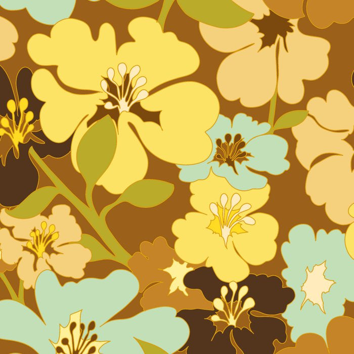 Retro Floral Pattern Coffee Mug Gallery Image 2