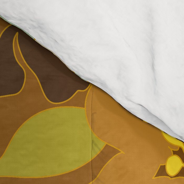 Retro Floral Pattern Comforter Gallery Image 4