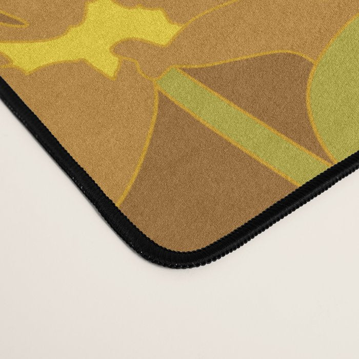 Retro Floral Pattern Desk Mat Gallery Image 4