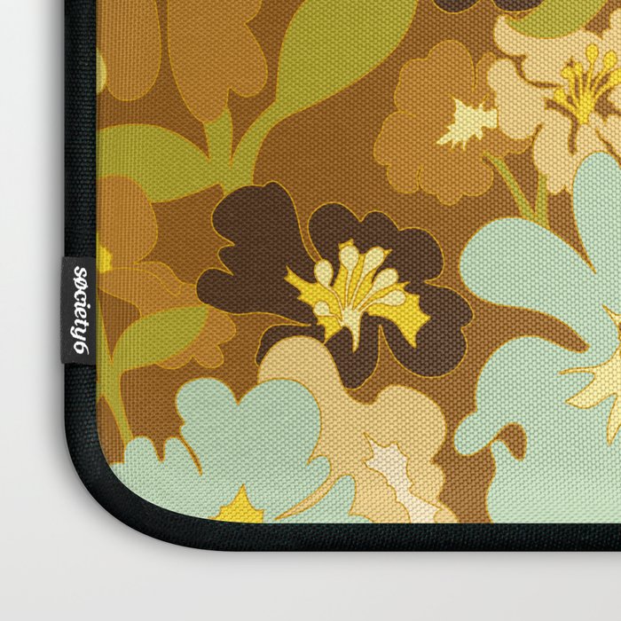 Retro Floral Pattern Laptop Sleeve Gallery Image 3