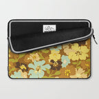 Retro Floral Pattern Laptop Sleeve Gallery Image 2
