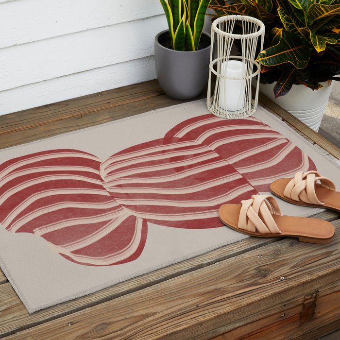 Modern Composition Outdoor Rug Gallery Image 2