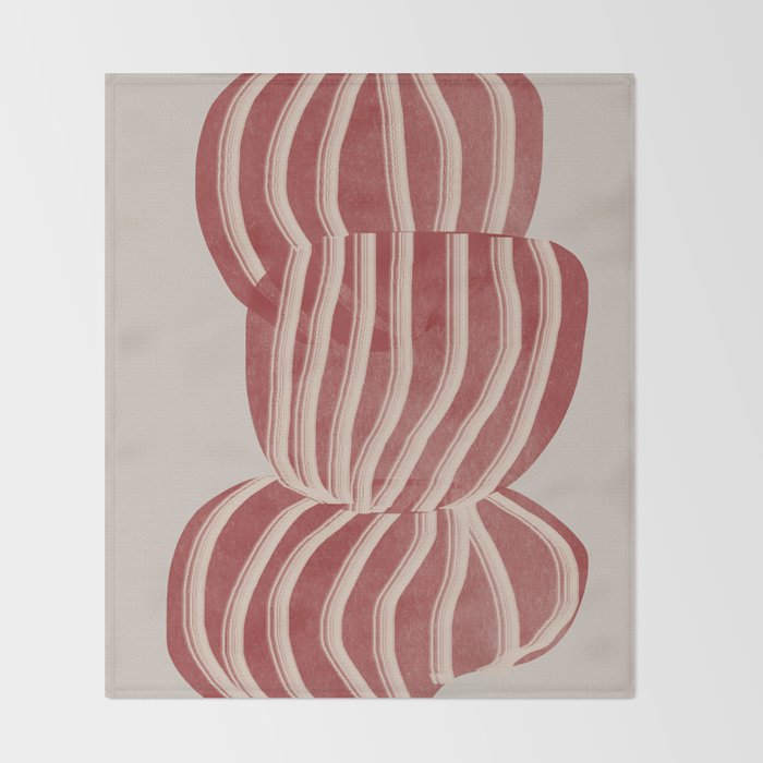 Modern Composition Throw Blanket Gallery Image 2