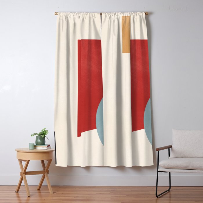 Minimal Geometric Abstraction 28 Window Curtain Gallery Image 5