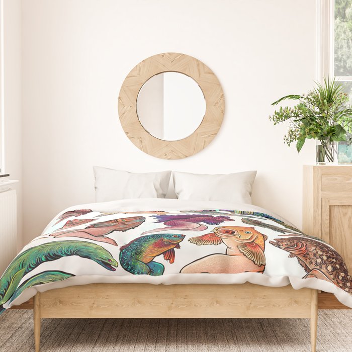 Reverse Mermaids Duvet Cover Gallery Image 3