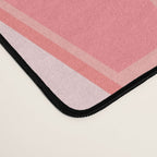 Mid Century Modern Pink Hexad Geometric Pattern Desk Mat Gallery Image 4