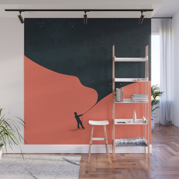 Night fills up the sky Wall Mural Gallery Image 1