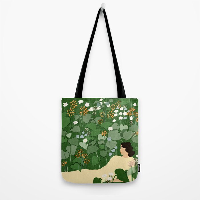 in the garden Tote Bag Gallery Image 2