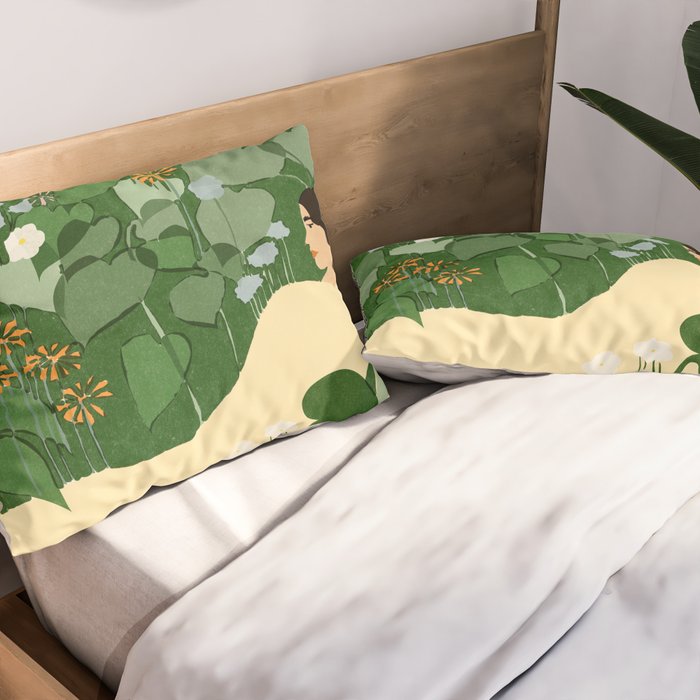 in the garden Pillow Sham Gallery Image 2