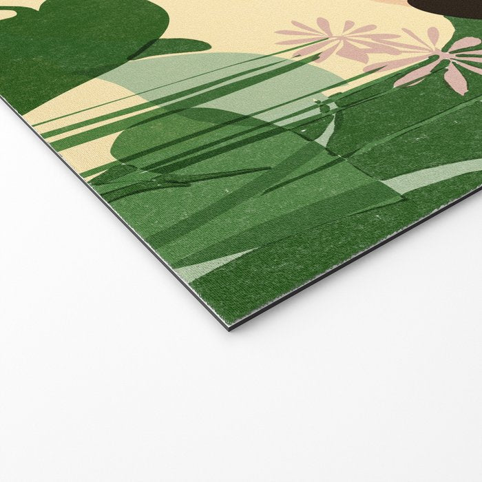 in the garden Welcome Mat Gallery Image 2