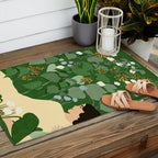 in the garden Outdoor Rug Gallery Image 2
