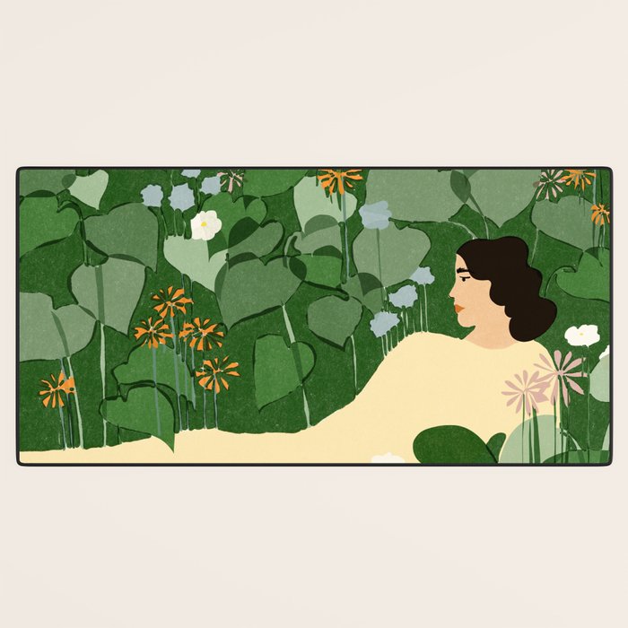 in the garden Desk Mat Gallery Image 3