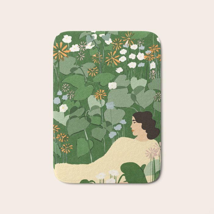 in the garden Bath Mat Gallery Image 1