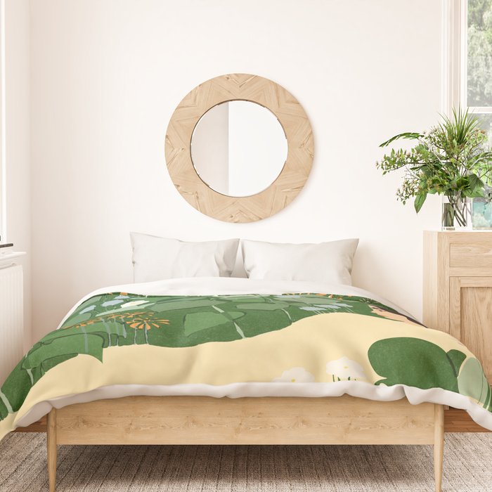 in the garden Duvet Cover Gallery Image 3
