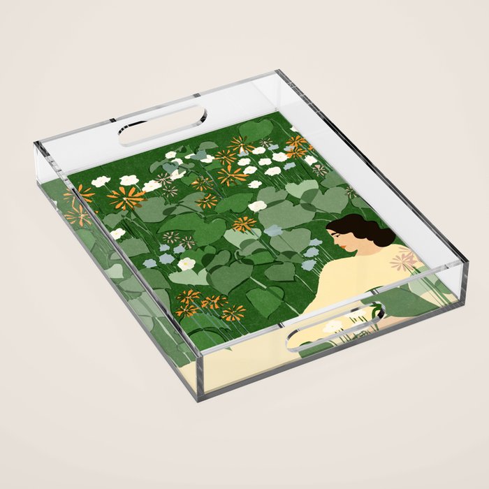 in the garden Acrylic Tray Gallery Image 1