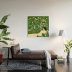 in the garden Wood Wall Art Gallery Image 2