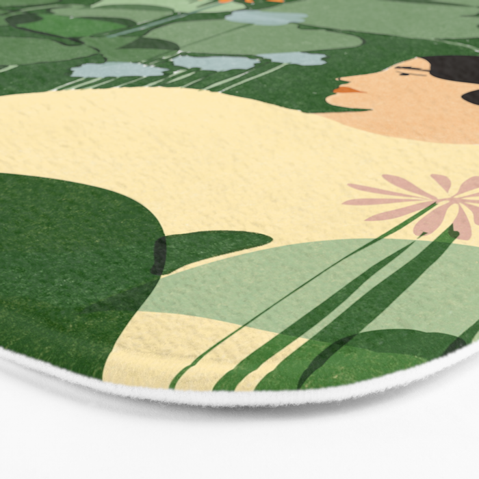 in the garden Bath Mat Gallery Image 3