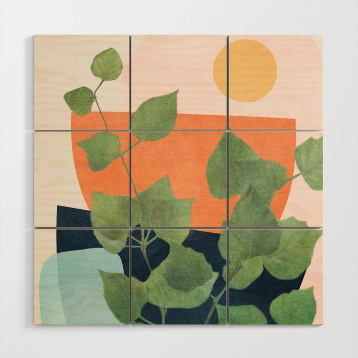 Nature Geometry IX Wood Wall Art Gallery Image 1