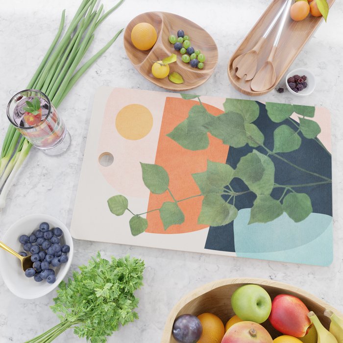 Nature Geometry IX Cutting Board Gallery Image 2