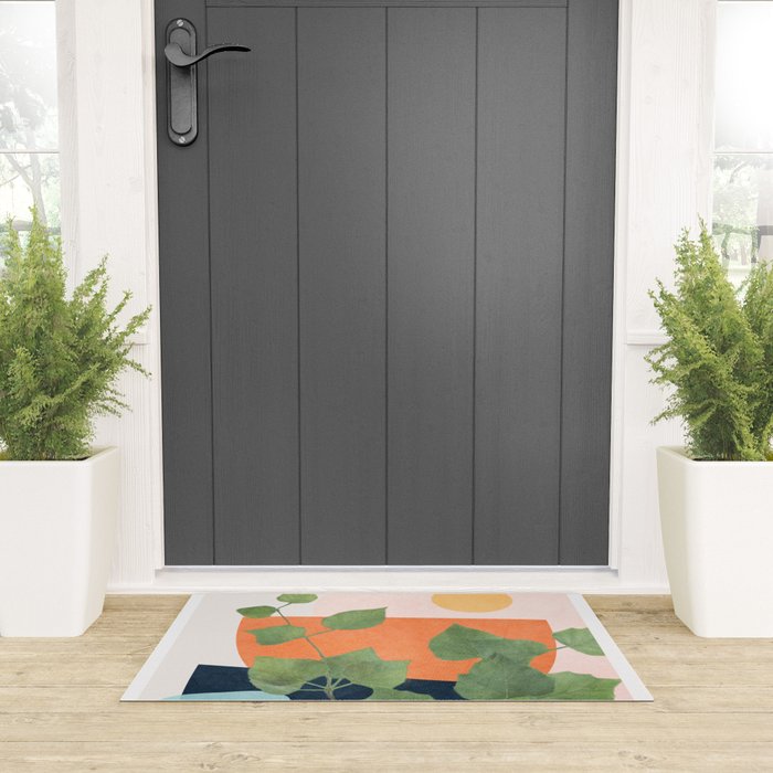 Nature Geometry IX Welcome Mat Gallery Image 3