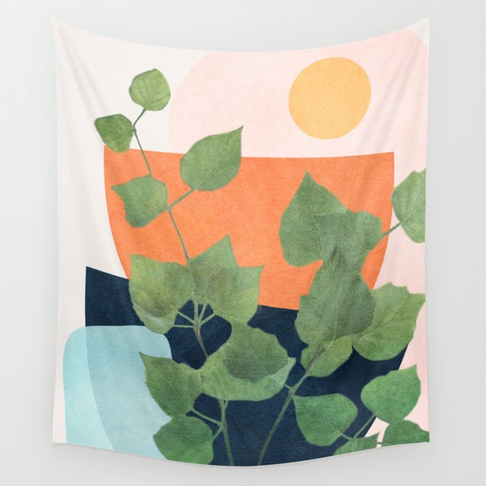 Nature Geometry IX Wall Tapestry Gallery Image 1