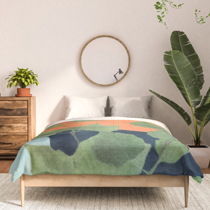 Nature Geometry IX Comforter Gallery Image 3
