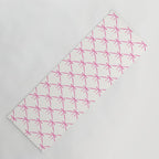 Bows & Ribbons Pattern VIII Y2K Pink Yoga Mat Gallery Image 1