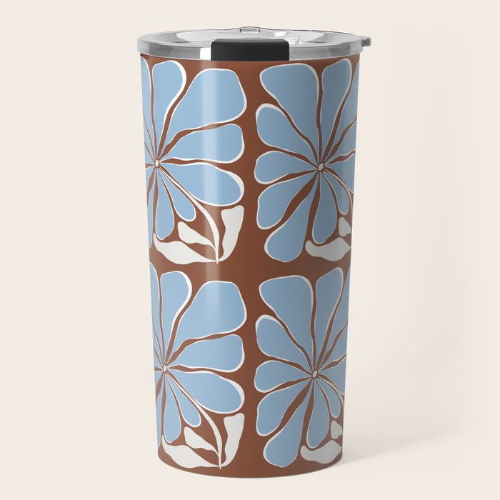 Blooming in Blue Travel Mug Gallery Image 1
