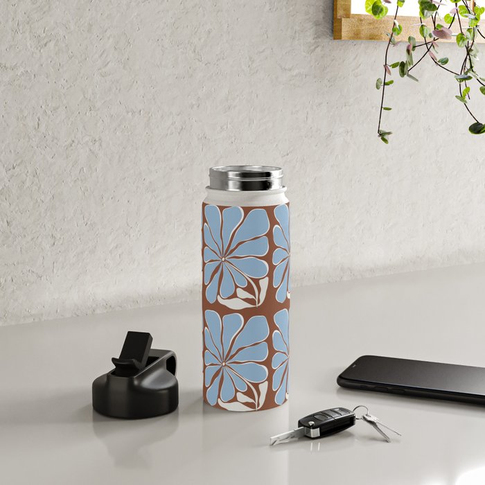 Blooming in Blue Water Bottle Gallery Image 4