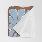 Blooming in Blue Throw Blanket Gallery Image 3