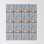 Blooming in Blue Throw Blanket Gallery Image 2