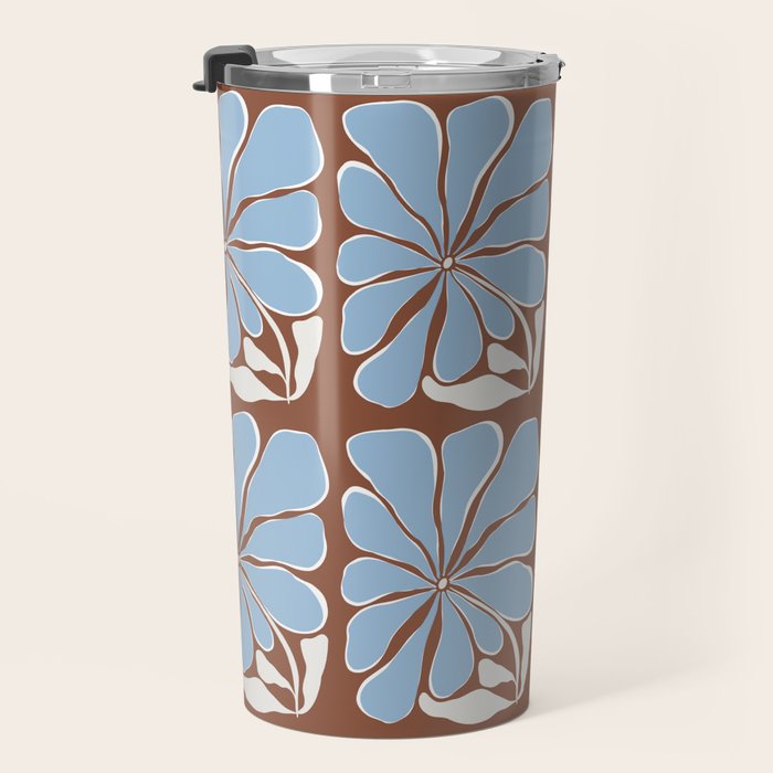 Blooming in Blue Travel Mug Gallery Image 3