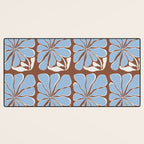 Blooming in Blue Desk Mat Gallery Image 3