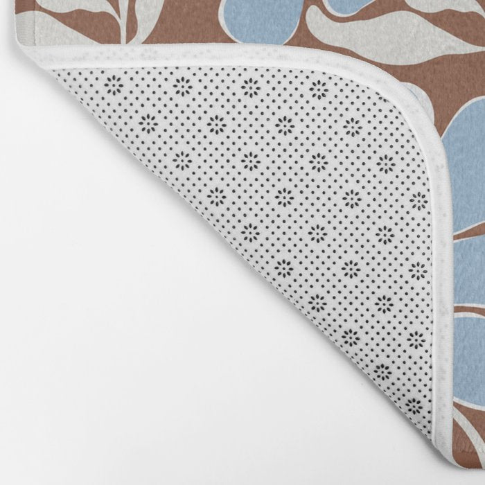 Blooming in Blue Bath Mat Gallery Image 2