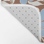 Blooming in Blue Bath Mat Gallery Image 2