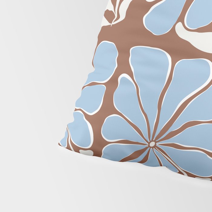 Blooming in Blue Pillow Sham Gallery Image 4