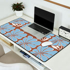 Blooming in Blue Desk Mat Gallery Image 2