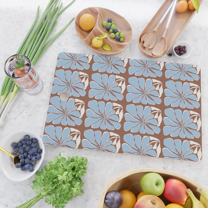 Blooming in Blue Cutting Board Gallery Image 2